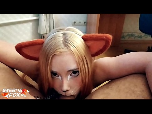 ❤️ Kitsune swallow dick agus cum ina bhéal ❌  Porn crua  linn